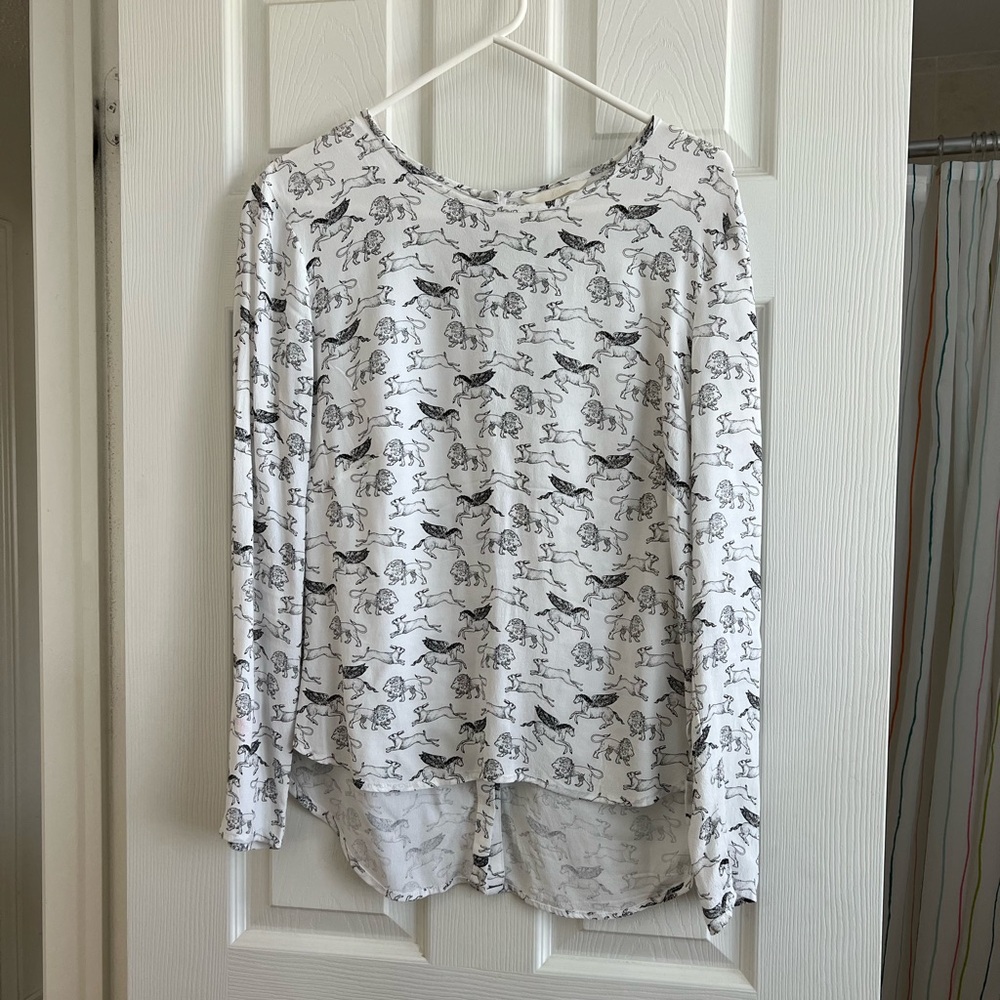 Print blouse from H&M, size 6